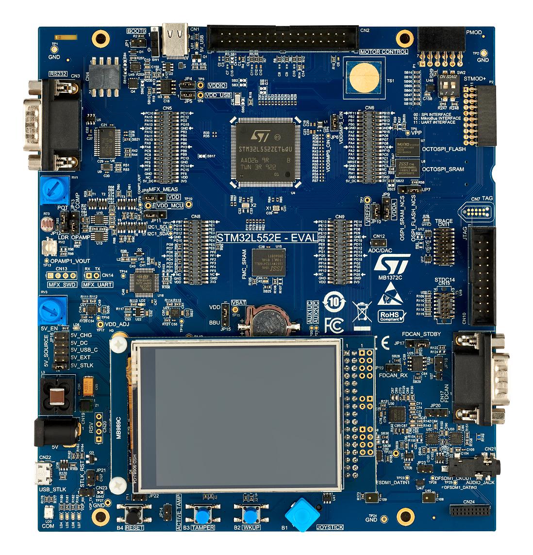 Stmicroelectronics Stm32L552E-Ev Eval Board, Arm Cortex-M33F