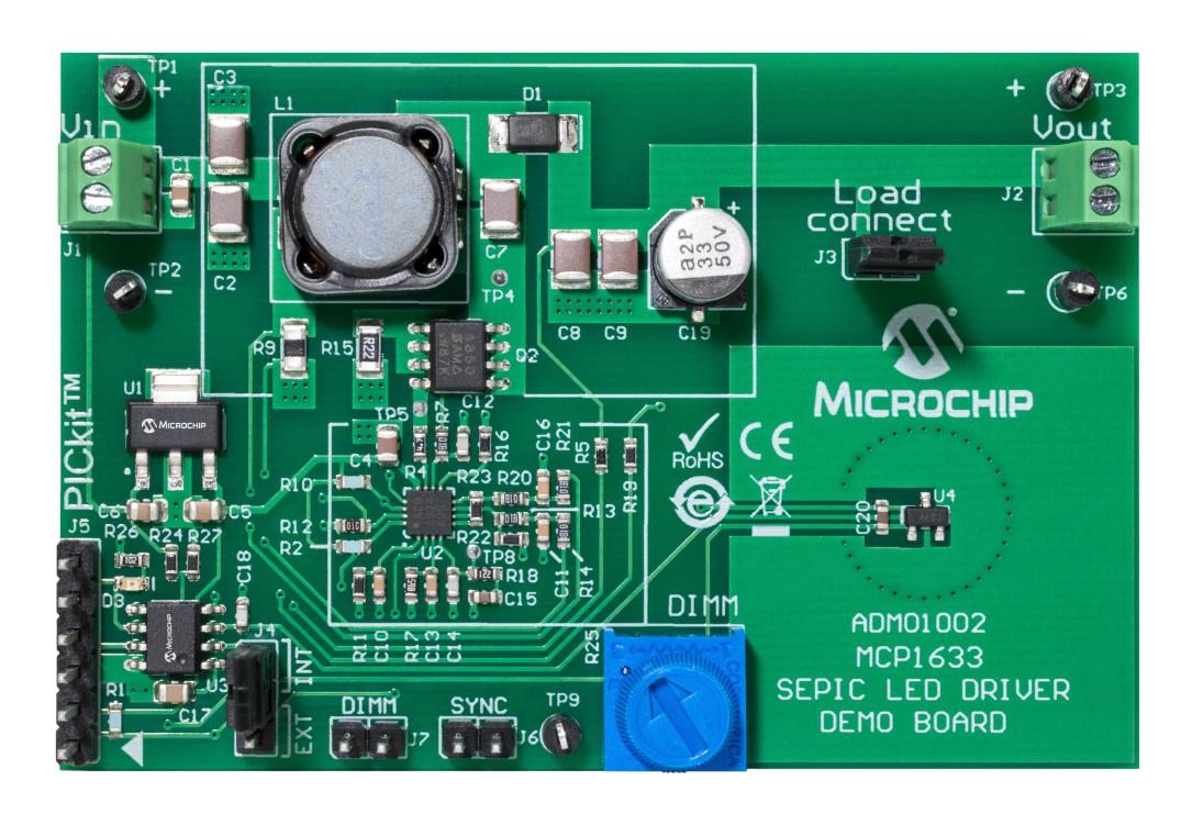 Microchip Adm01002 Demo Board, Led Driver, Buck/boost