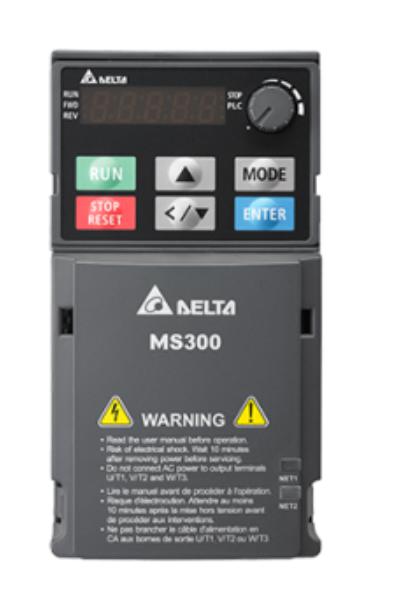 Delta Electronics Vfd2A7Ms43Afsaa Ac Motor Speed Drive, 3-Ph, 750W, 528V