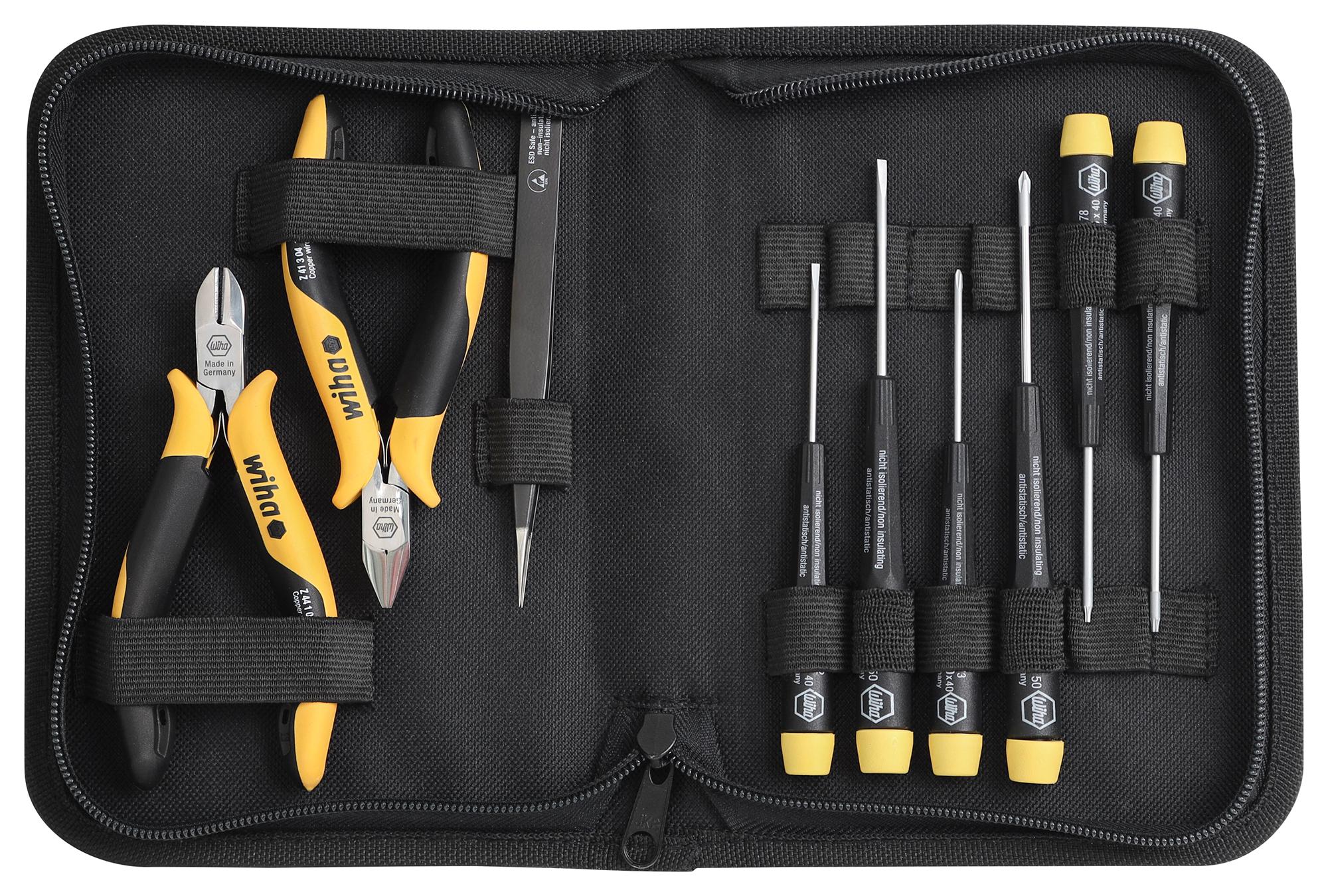 Wiha 43994 Esd Tool Set, 9Pc