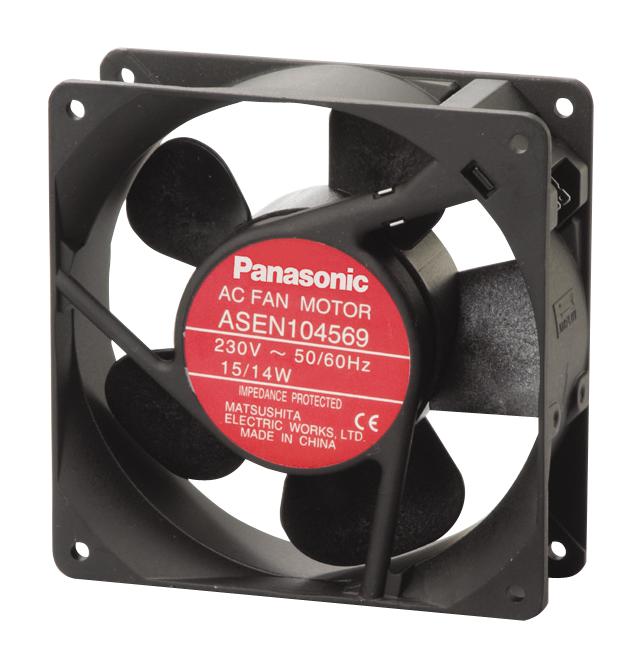 Panasonic Asen10414 Axial Fan, 120Mm, 200V, 2.5M3/min, 37Dba