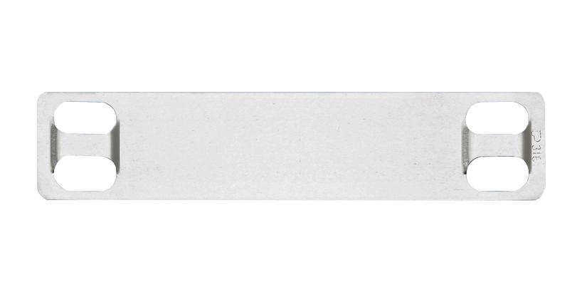 Panduit Mmp350H-M Marker Plate, Stainless Steel, Natural