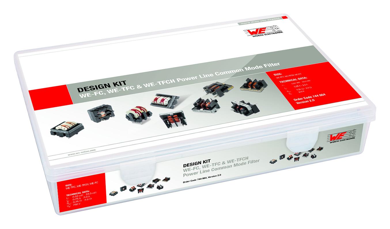 Wurth Elektronik 744864 Design Kit, Pwr Line Common Mode Filter