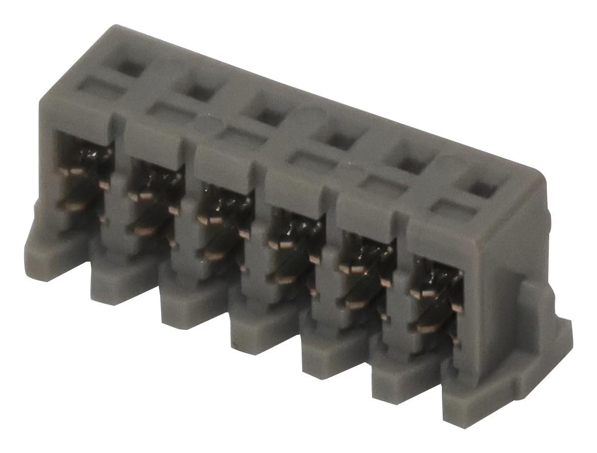 Jst (Japan Solderless Terminals) 06Kr-6H-P Wtb Connector, Rcpt, 6Pos, 1Row, 2Mm