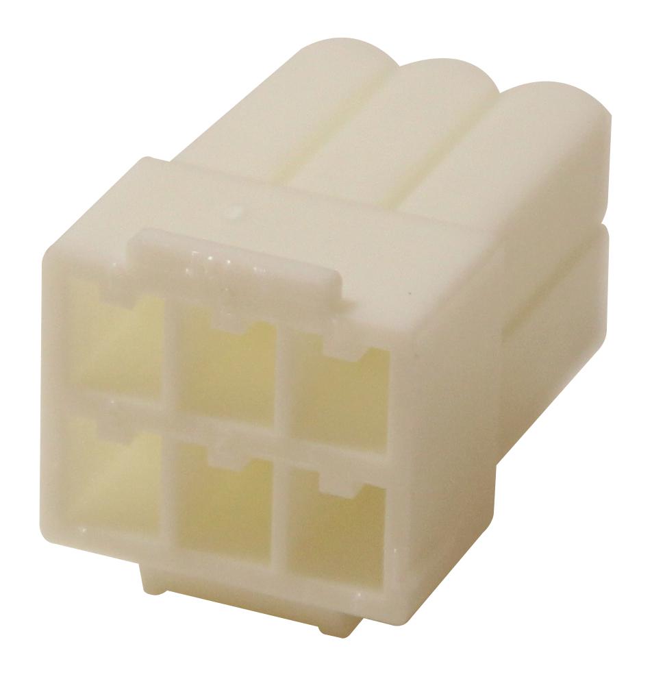 Jst (Japan Solderless Terminals) Slp-06V Plug Housing, 6Pos, 3.96Mm