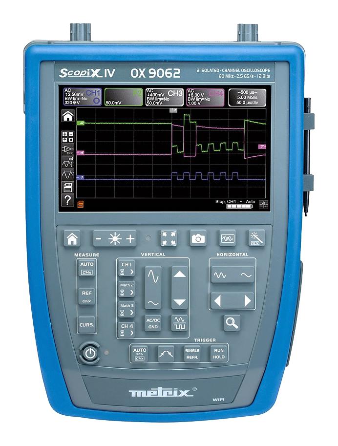 Metrix Ox9062 Osc, 2Ch Isolated, 60Mhz, 2.5Gsps