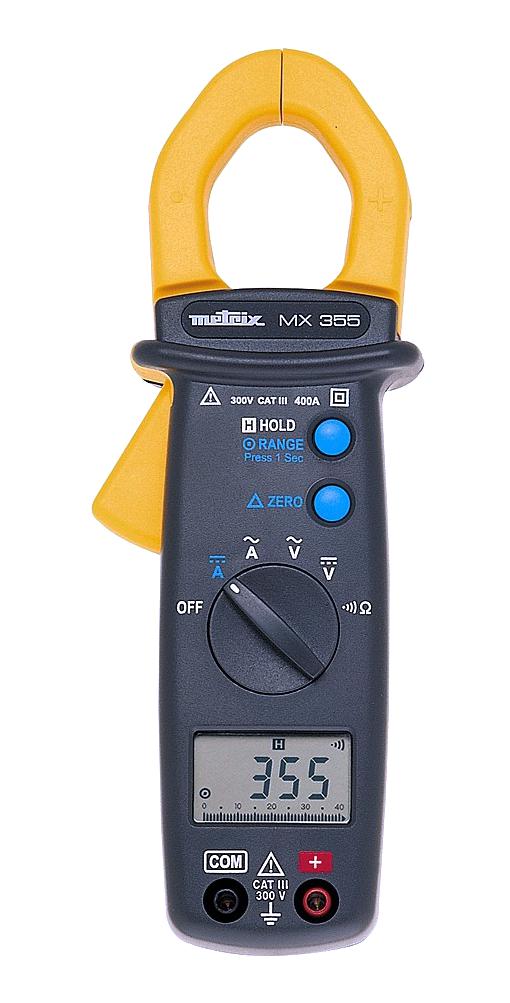 Metrix Mx0355Z Multimeter Clamp, Auto/manual, 400A