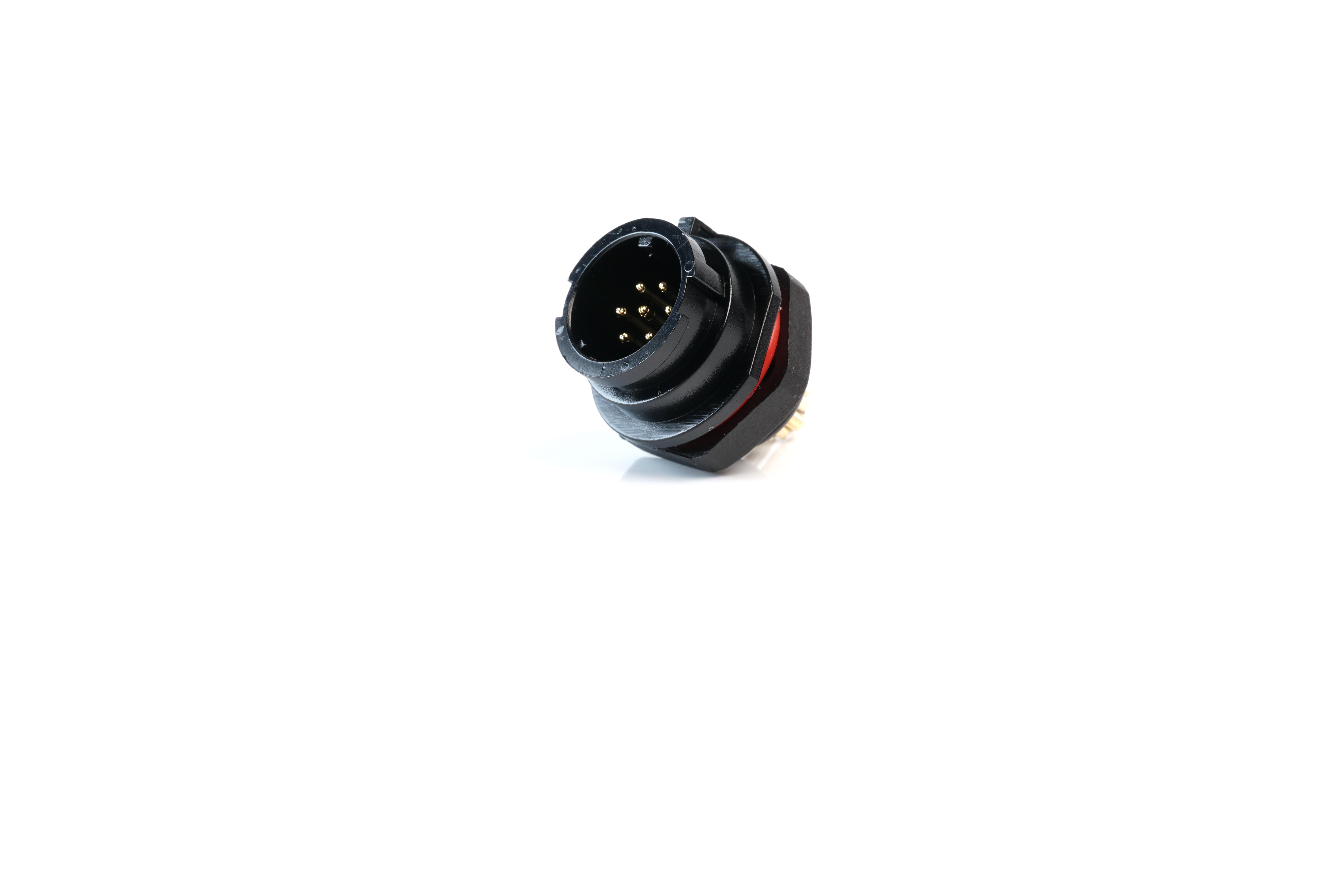 Multicomp Pro Mp002650 Circular Connector, 7Pos, Rcpt, Solder