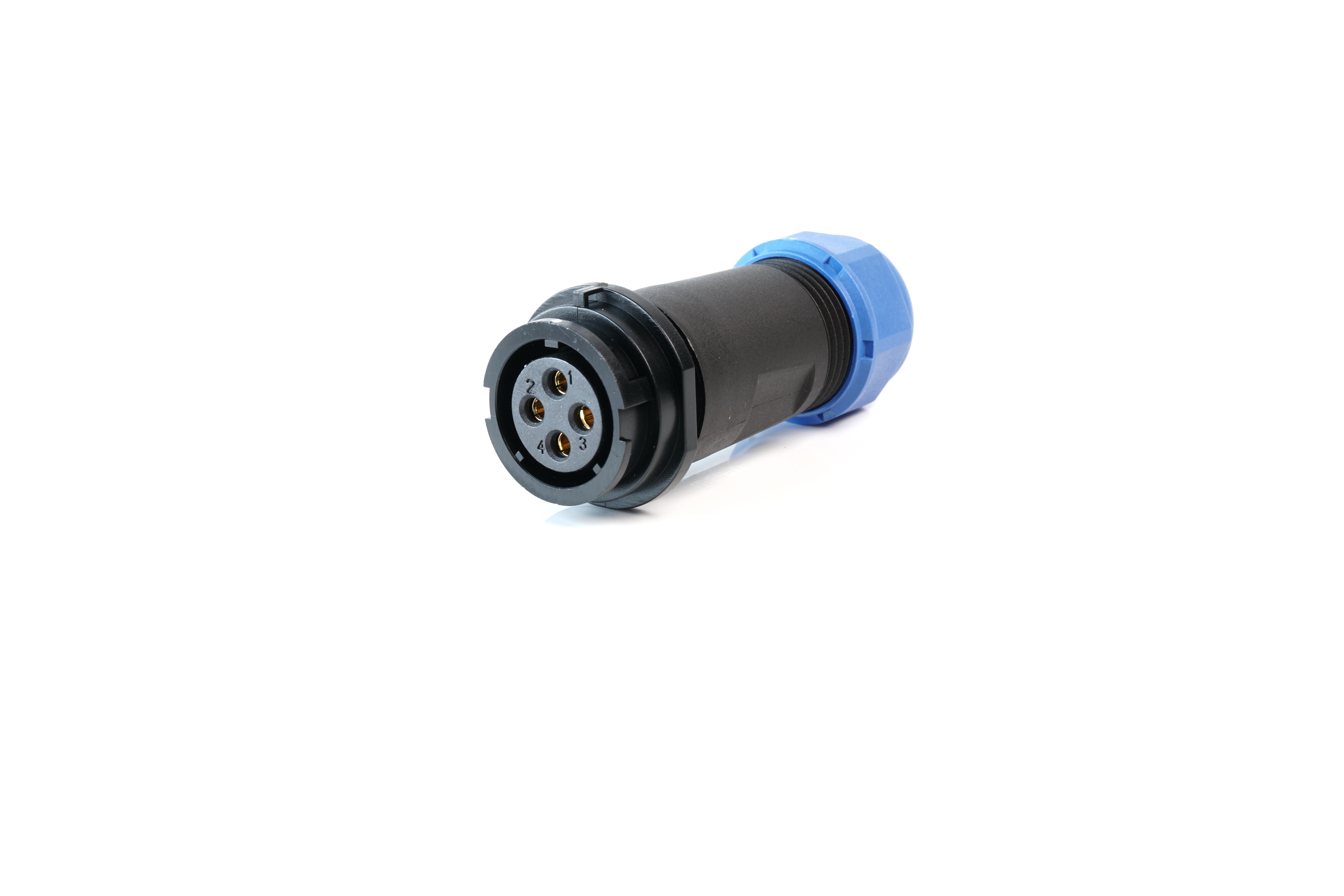 Multicomp Pro Mp002695 Circular Connector, 4Pos, Rcpt, Screw