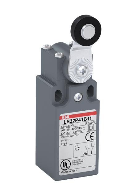 Abb 1Sbv010341R1211 Limit Switch, 1No/1Nc, 4A, 400V, 0.1N-M