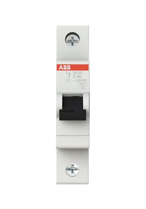 Abb 2Cds211001R0404 Mcb, Thermal, 1Pole, 40A, 400V