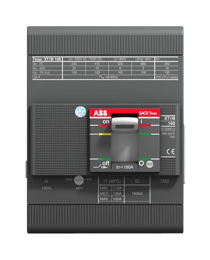 Abb 1Sda066821R1 Xt1B 160 Tmd 160-1600 4P F F Inn=100%