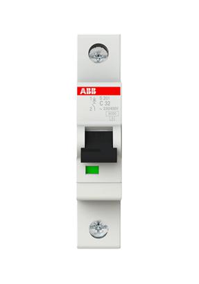 Abb S201-C32 Circuit Breaker, Thermal Mag, 1 Pole