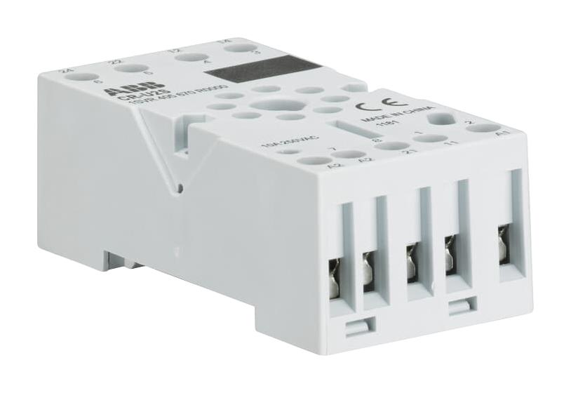 Abb 1Svr405670R0000 Relay Socket, 9 Pin, 12A, 250V/din Rail