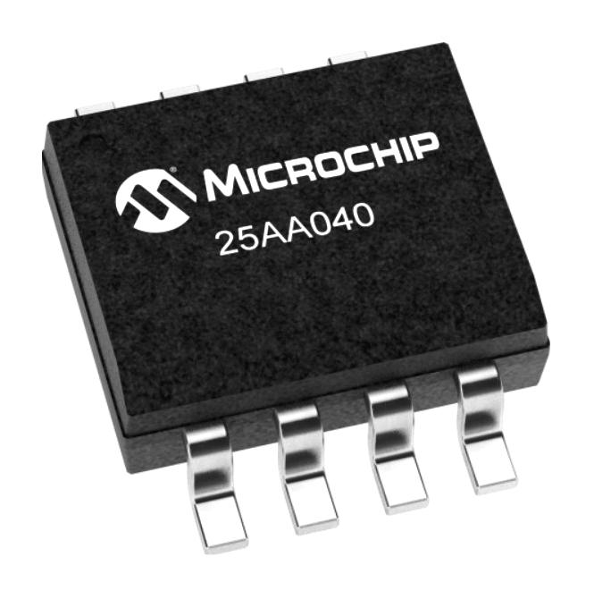 Microchip 25Aa040-I/sn Eeprom, 4Kbit, -40 To 85Deg C