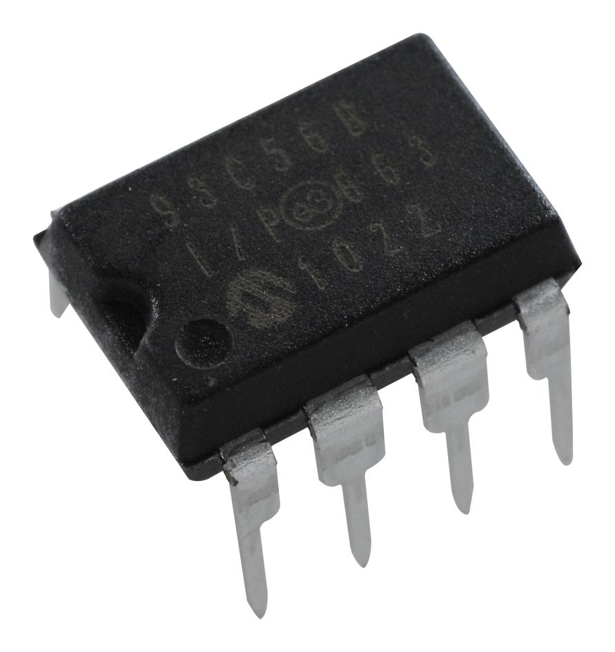 Microchip 93C56B-I/p Eeprom, 2Kbit, -40 To 85Deg C