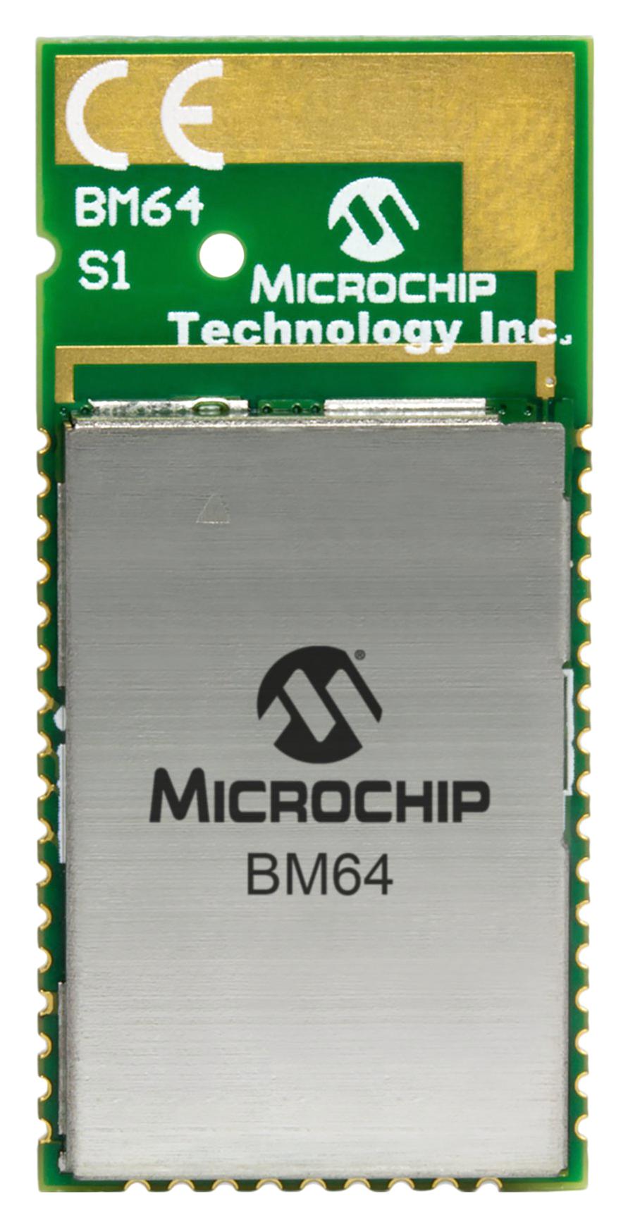 Microchip Bm64Spks1Mc1-00M2Aa Bluetooth Stereo Audio Module, V5.0