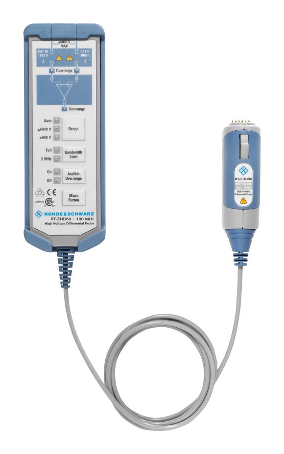 Rohde & Schwarz R&s Rt-Zhd60 High Voltage Diff Probe, 100Mhz, Osc.