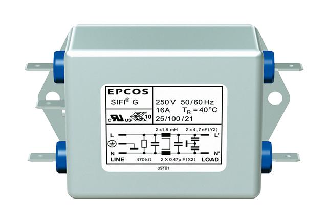 Epcos B84112G0000M112 Power Line Filter, Medical, 250V, 12A