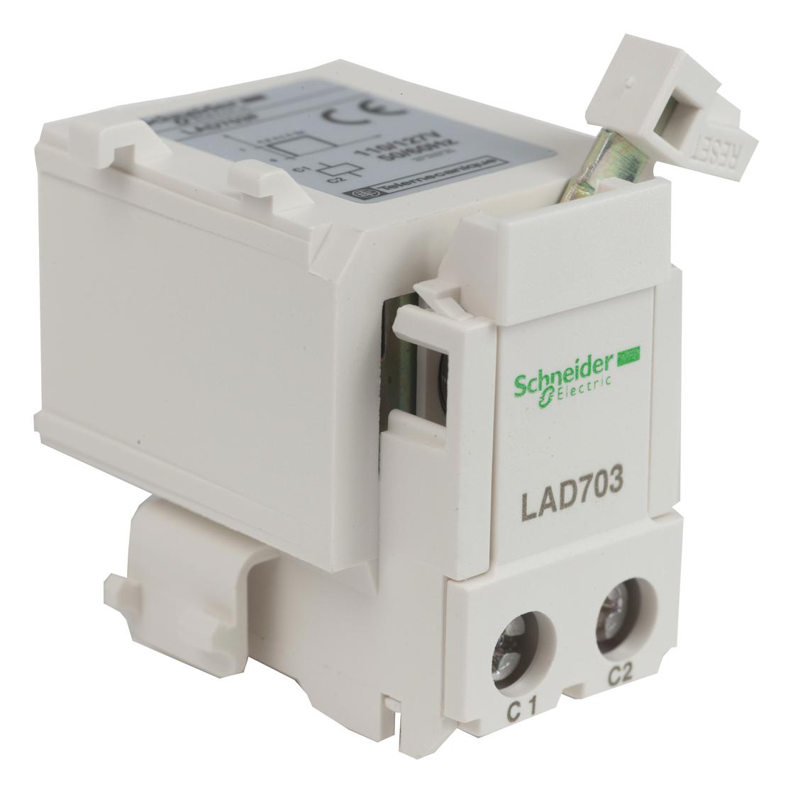 Schneider Electric Lad703B Thermal Overload Relay, 24Vac/vdc