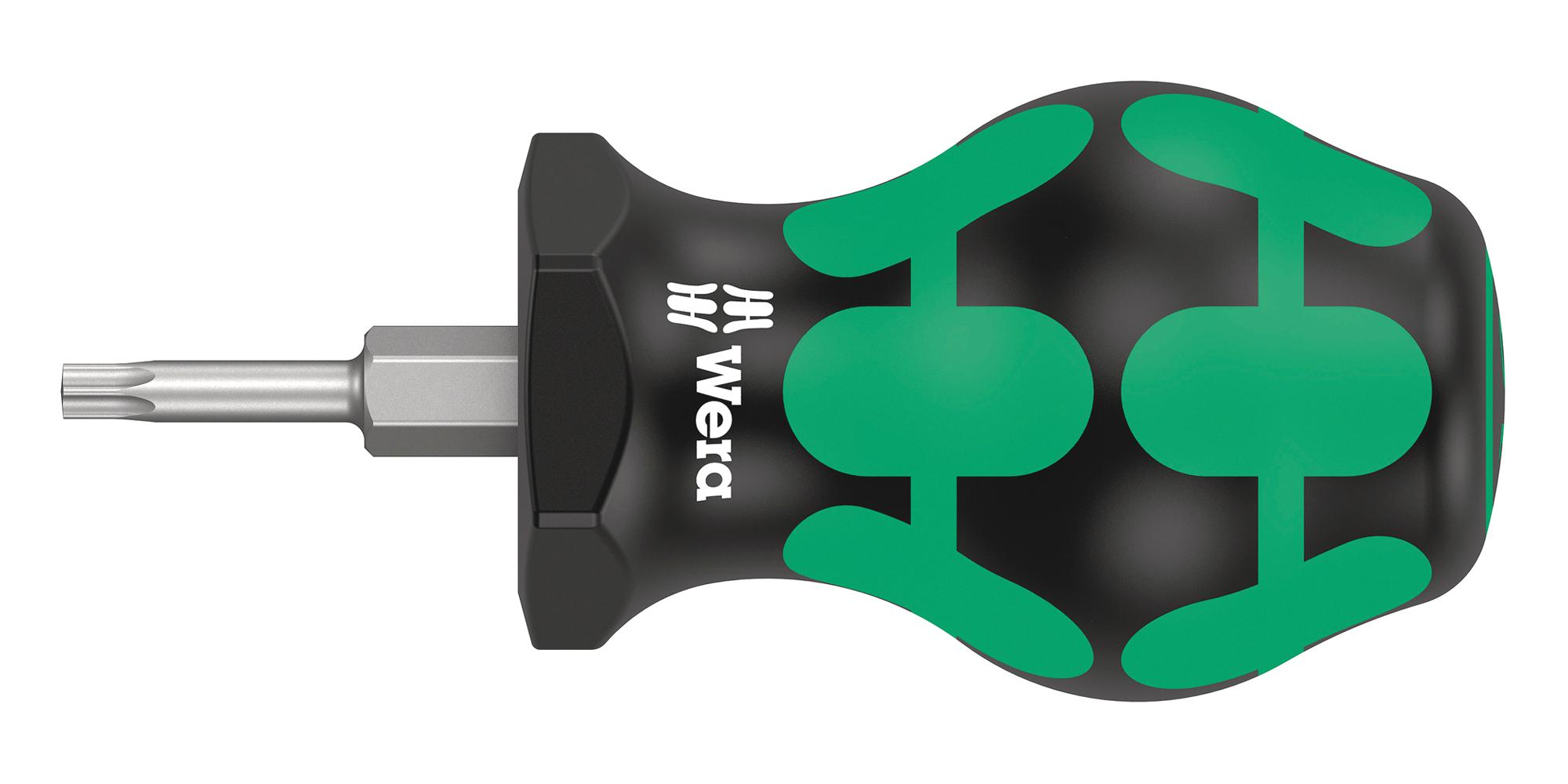 Wera 367 Stubby Tx 10 X 25 Mm Stubby Screwdriver, Torx, T10, 25Mm