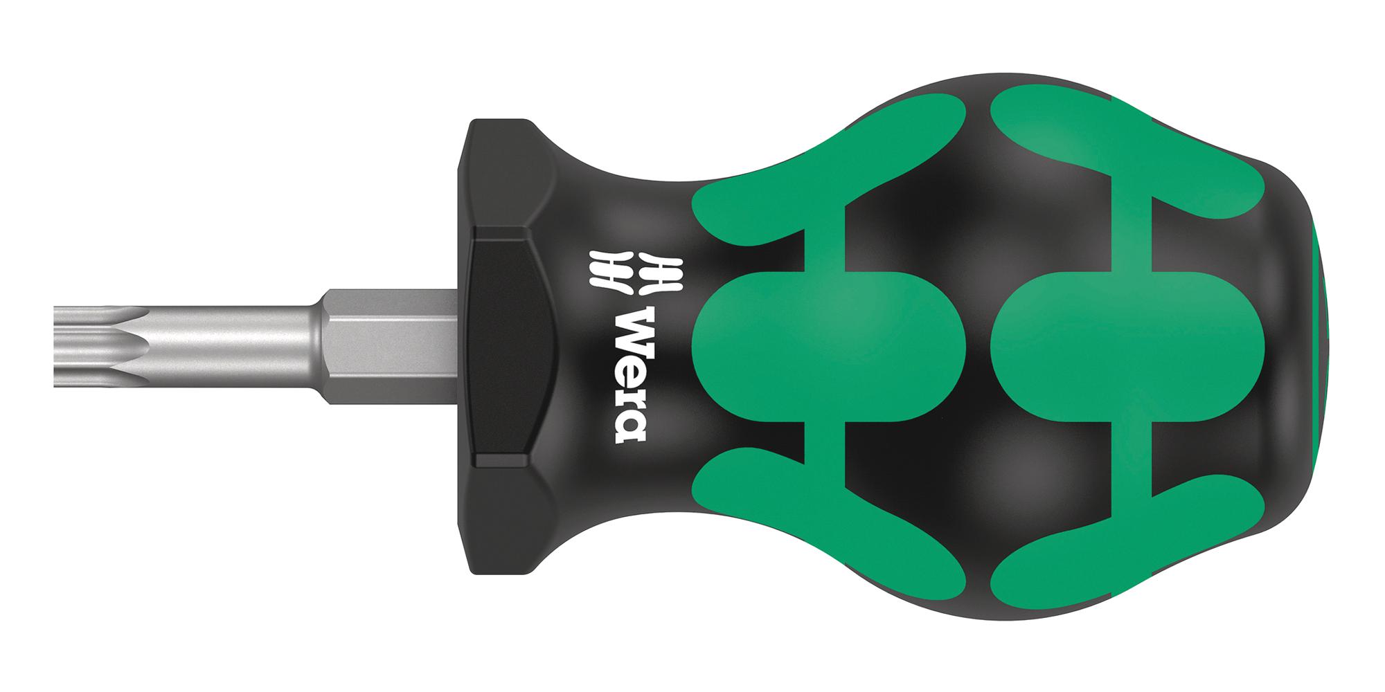 Wera 367 Stubby Tx 27 X 25 Mm Stubby Screwdriver, Torx, T27, 25Mm