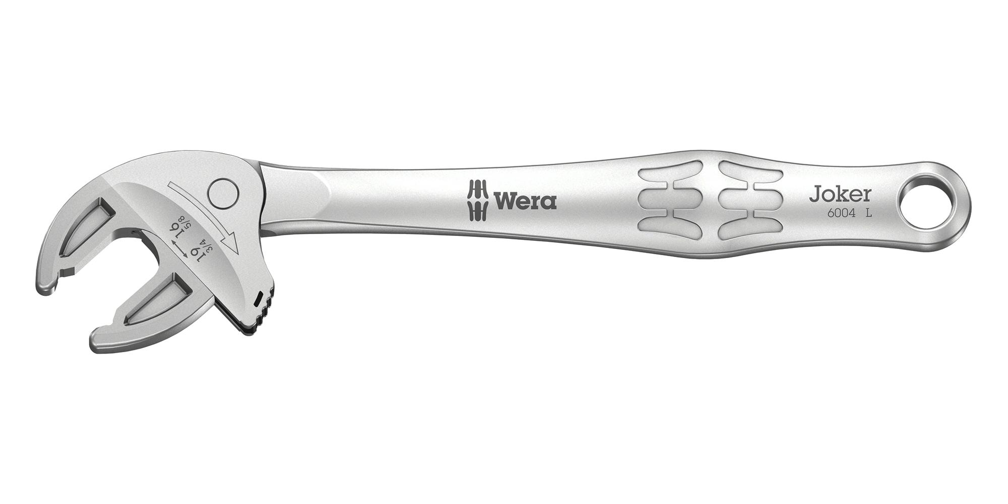 Wera 6004 Joker L Adjustable Spanner, 16Mm-19Mm, L 224Mm