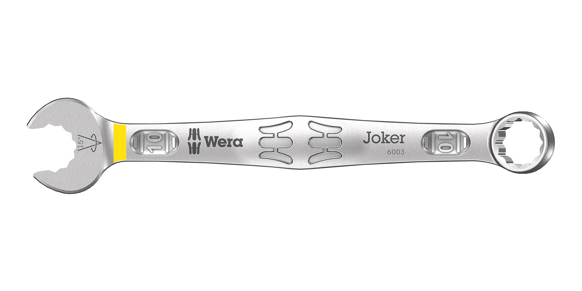 Wera 6003 Joker 10 Joker Ring Spanner, 10Mm, 125Mm