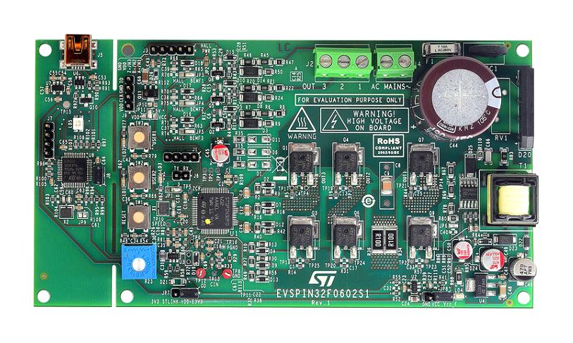 Stmicroelectronics Evspin32F0602S1 Eval Board, 3 Phase Bldc & Pmsm Motor