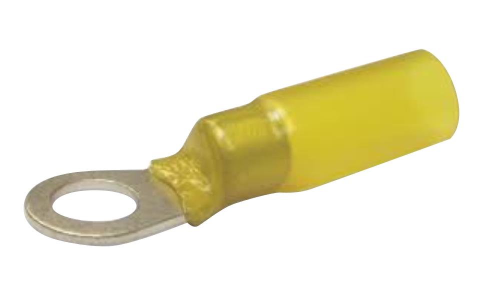 Raychem - Te Connectivity 899003-000 Ring Term, M6, Yellow, 6Mm2, 10Awg