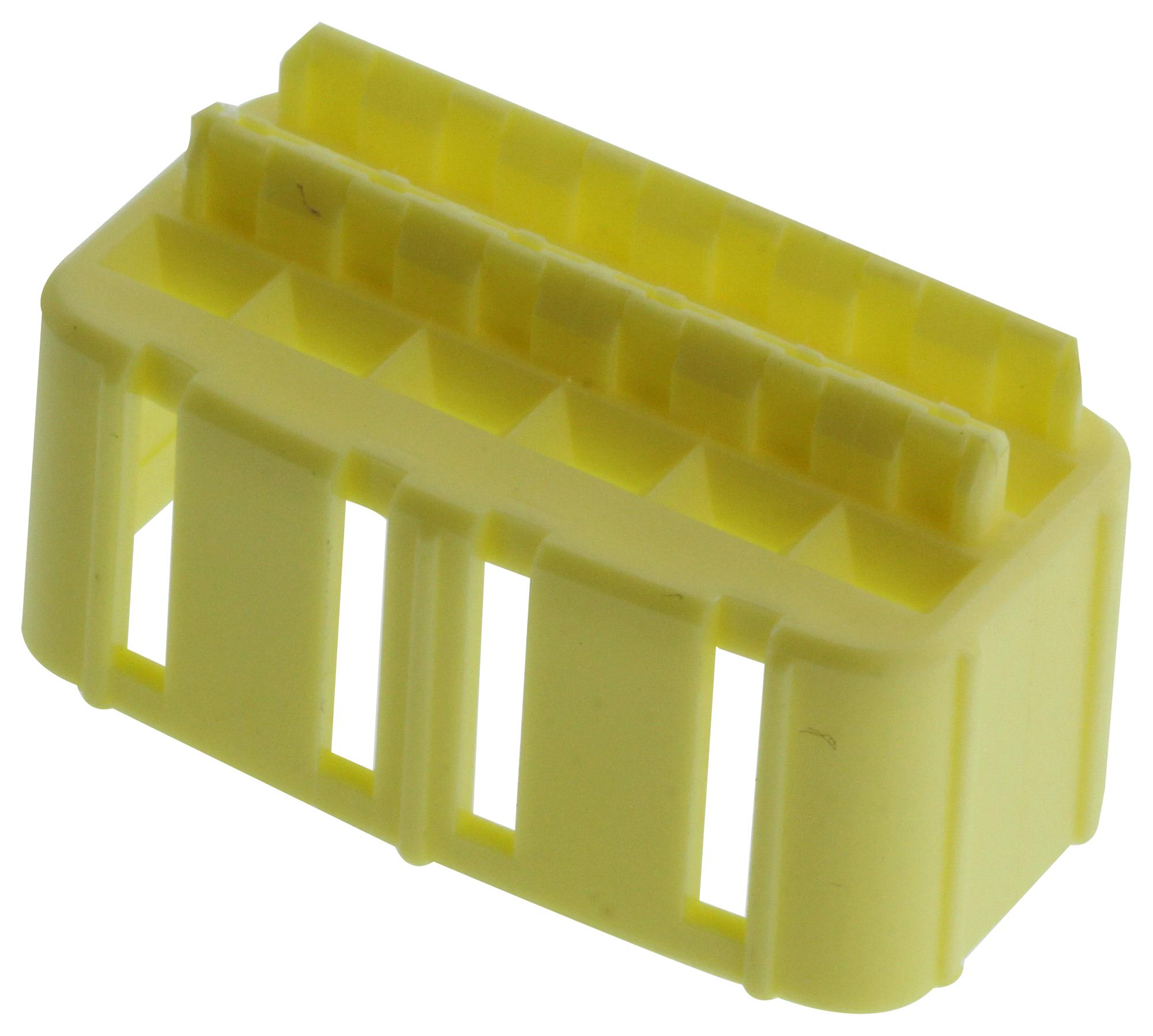 Amp - Te Connectivity 174664-7 Double Lock Plate, Pbt, Yellow