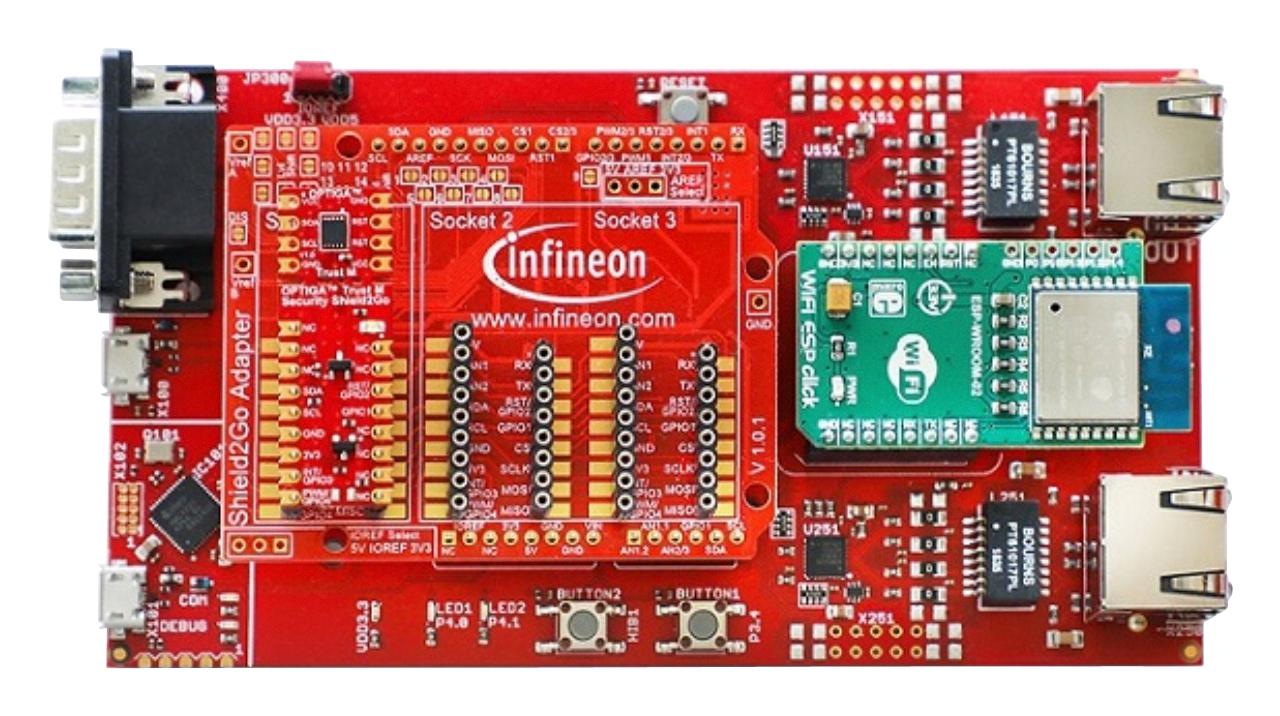 Infineon Optigatrustmevalkittobo1 Iot Conn W/optiga Trust M Eval Board