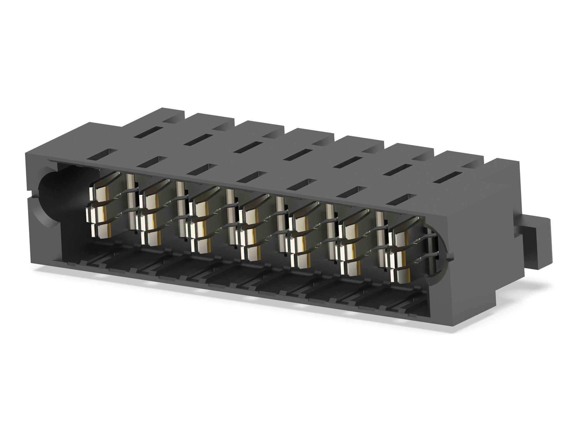 Amp - Te Connectivity 6450843-6 Backplane Conn, Hdr, 1R/7Pos, 7.62Mm