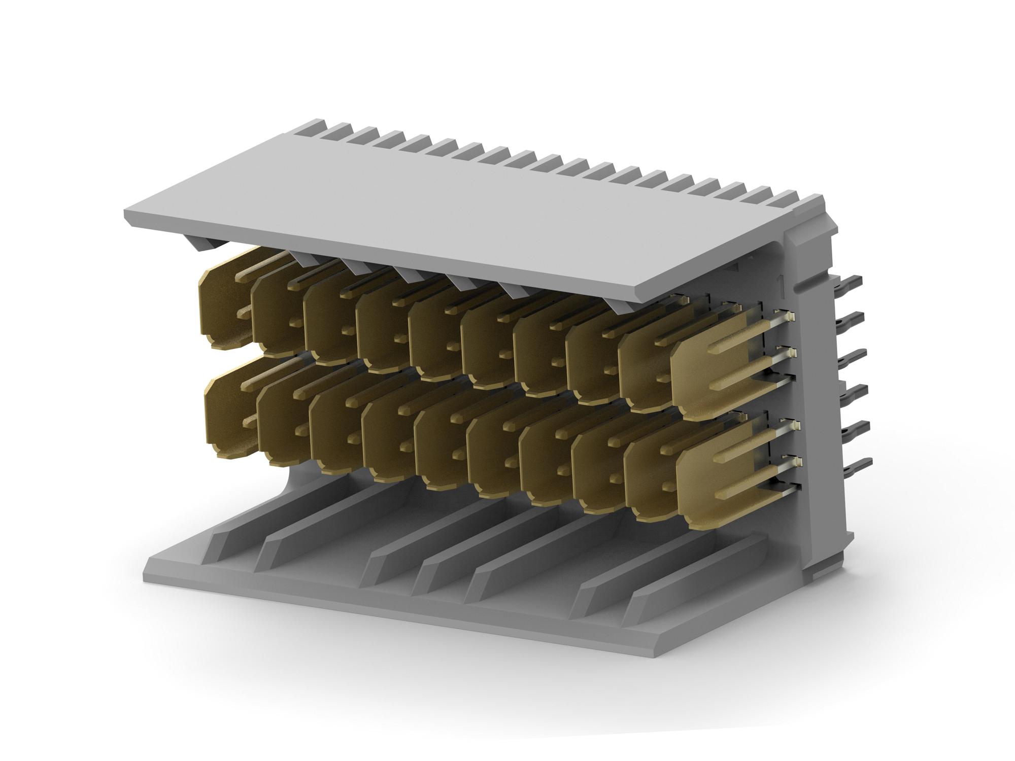 Amp - Te Connectivity 6469076-1 Backplane Conn, Hdr, 4R/40Pos, 2.5Mm