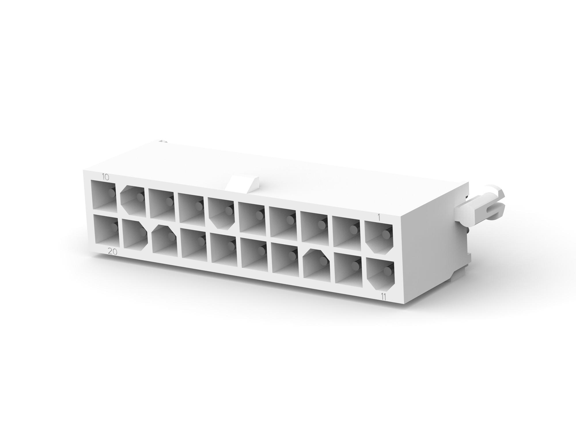 Amp - Te Connectivity 1-794070-0 Wtb Conn, Header, 20Pos, 2Row, 4.14Mm