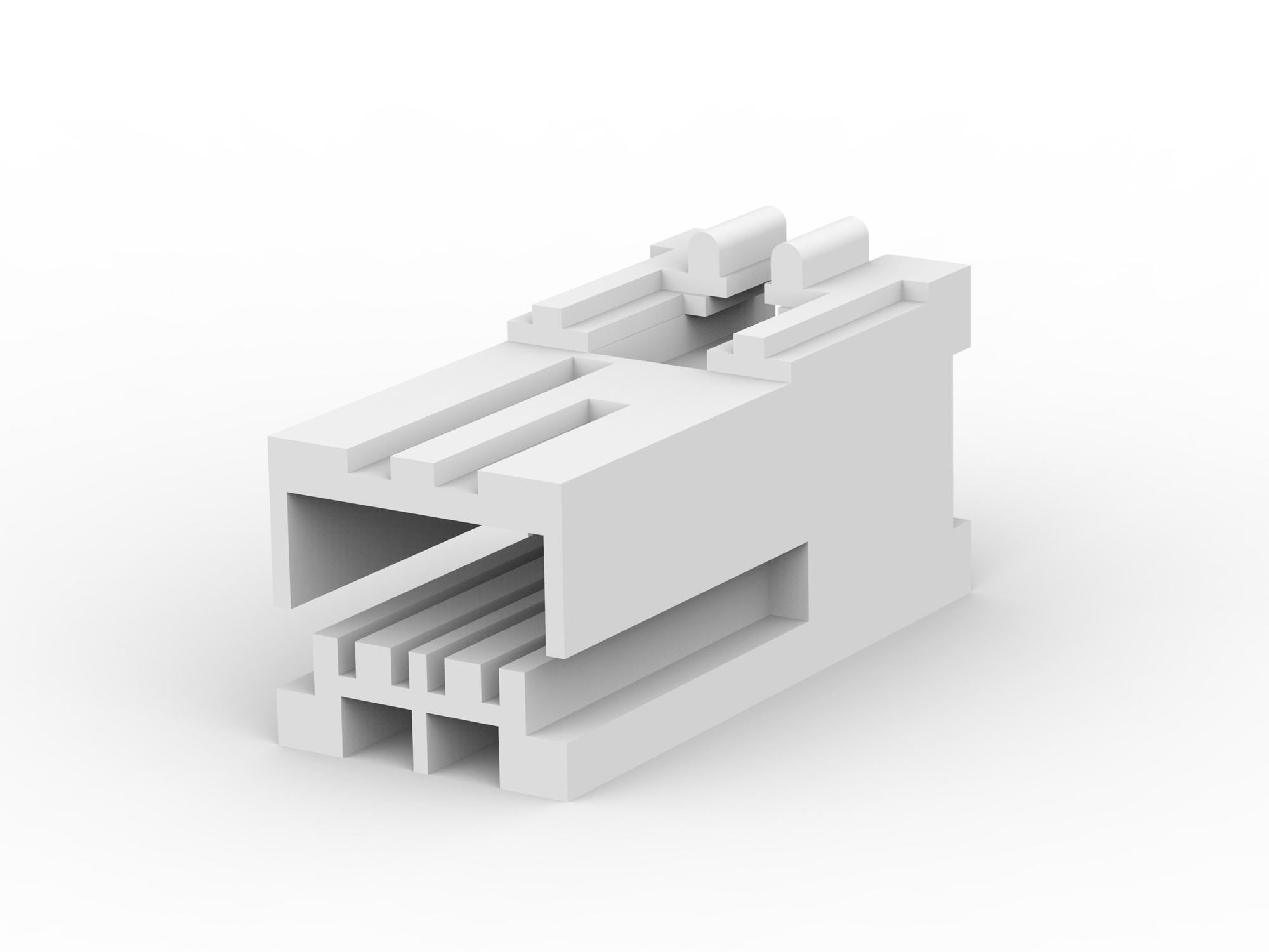 Te Connectivity 316086-1 Wtb Housing, Rcpt, 2Pos, 1Row, 2.5Mm