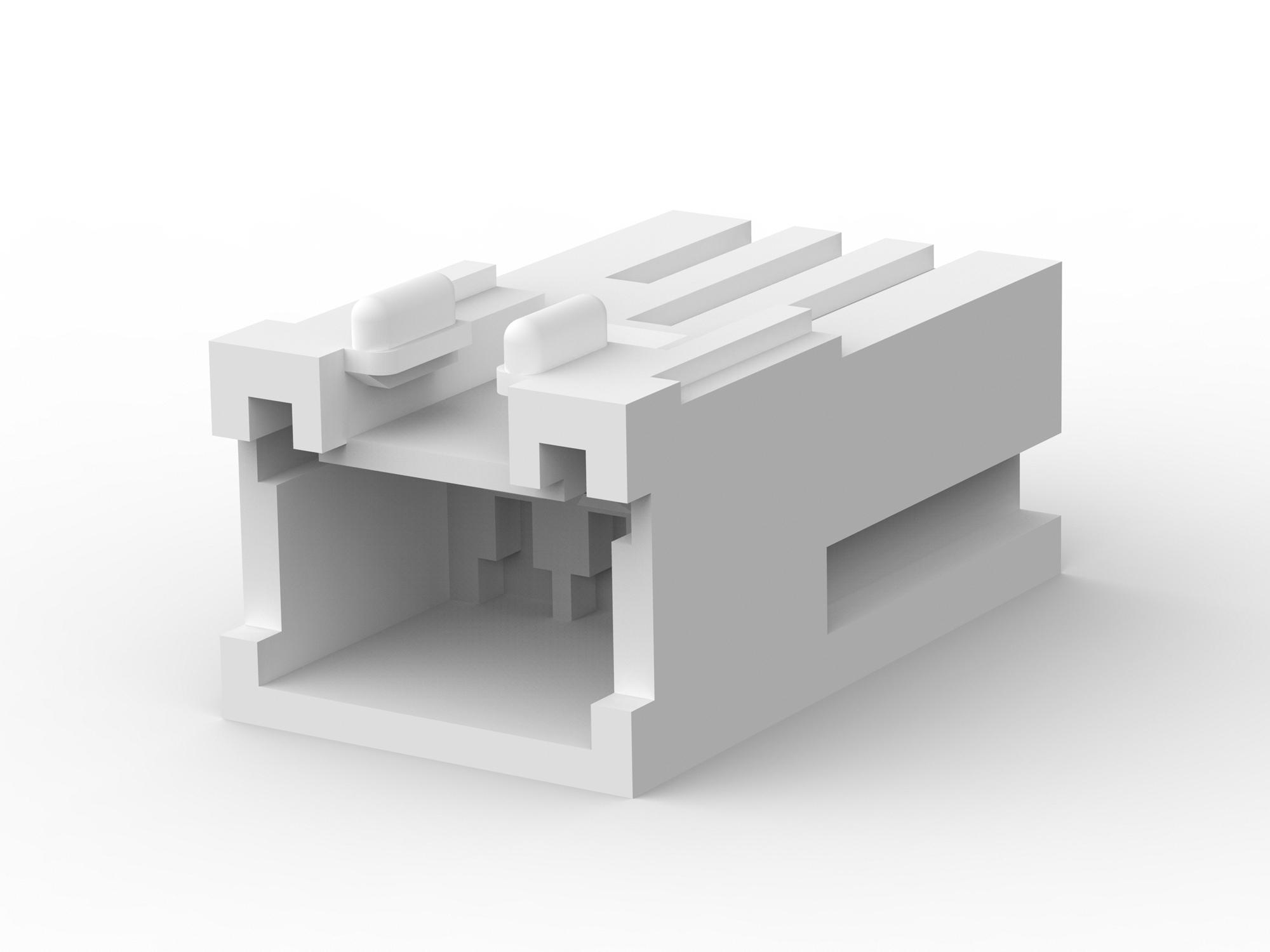 Te Connectivity 316087-1 Wtb Housing, Rcpt, 3Pos, 1Row, 2.5Mm