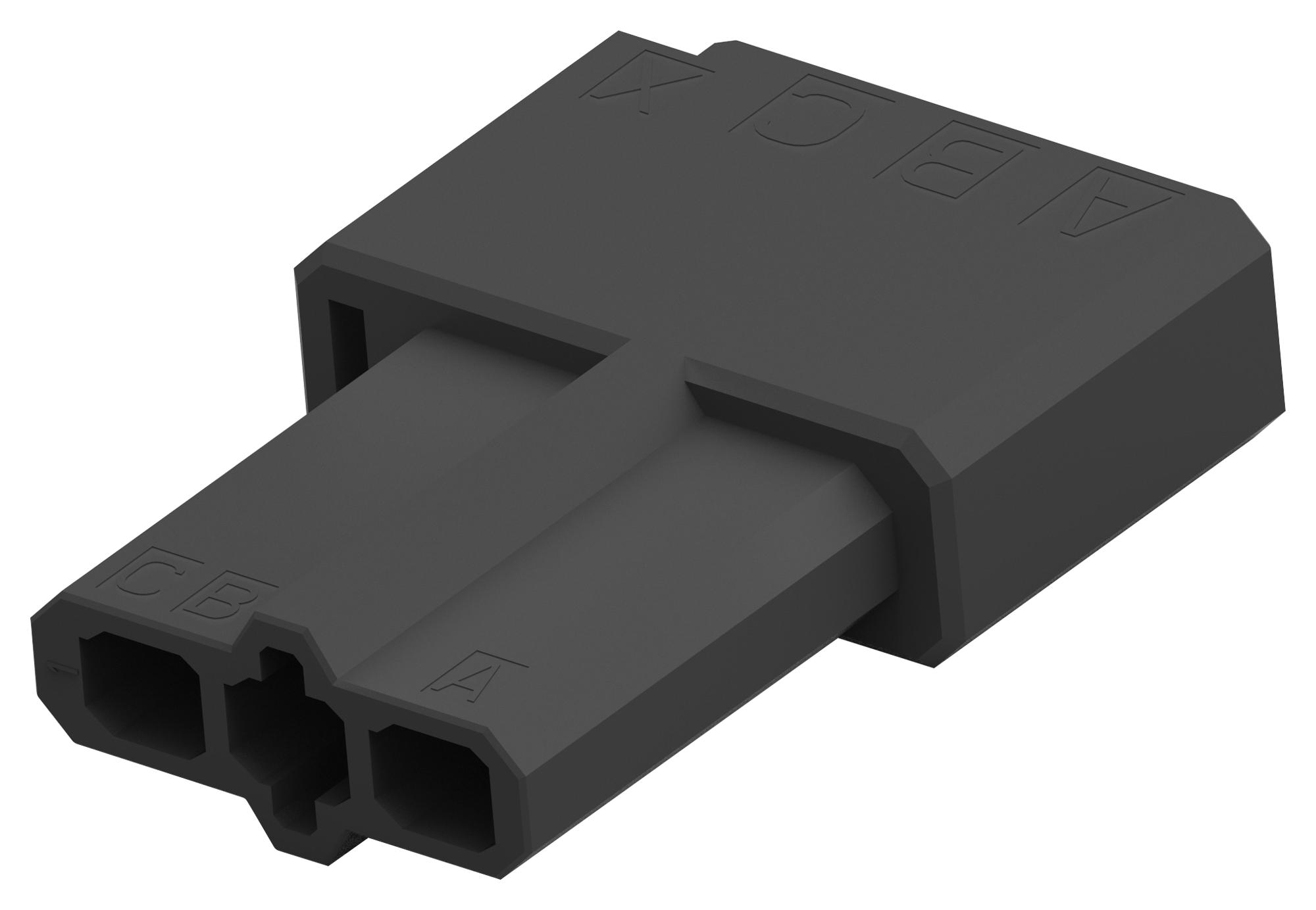 Te Connectivity 1-2040444-1 Connector Housing, Plug, 3Pos, 3.5Mm