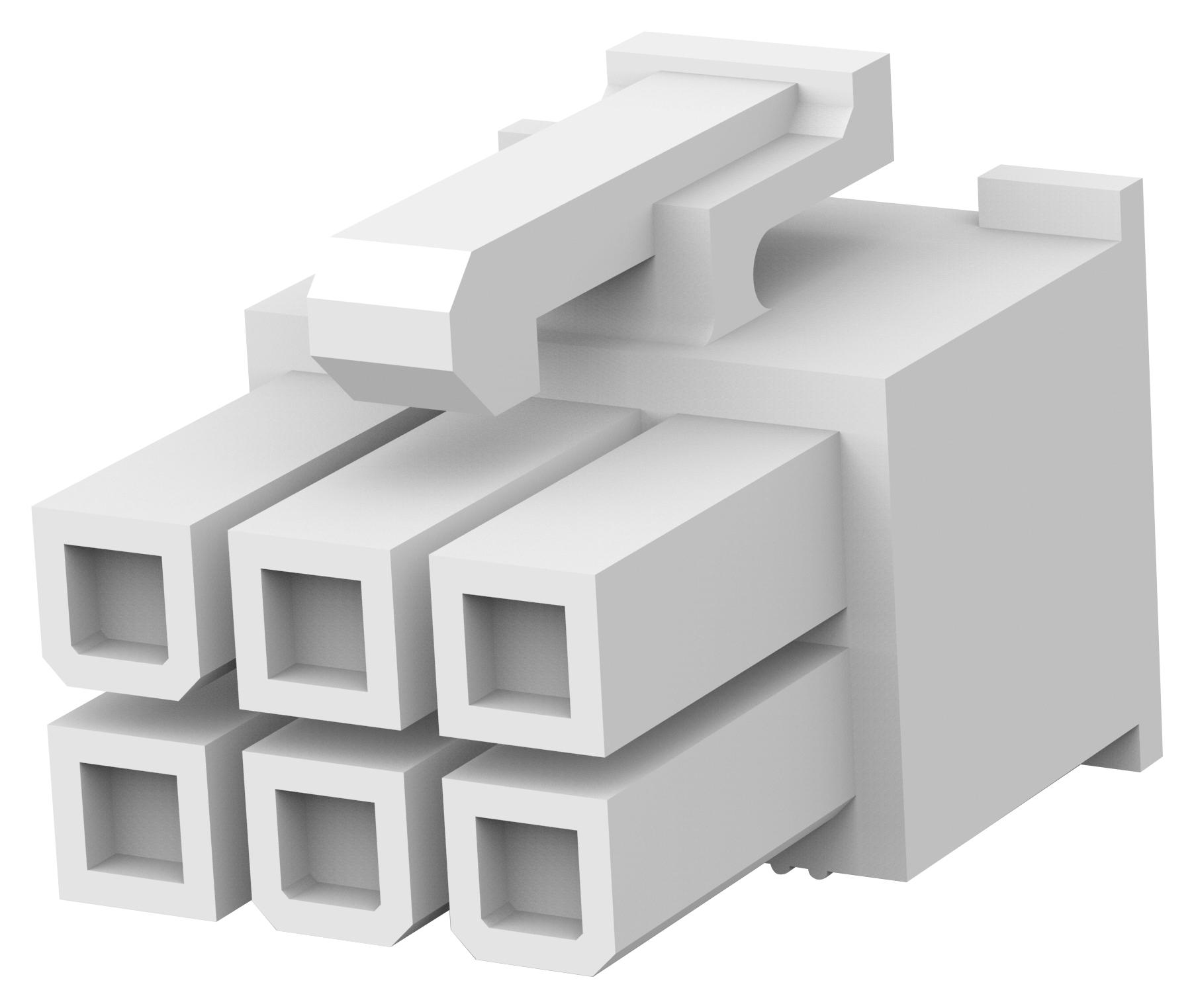 Amp - Te Connectivity 1586765-6 Connector Housing, Rcpt, 6Ways