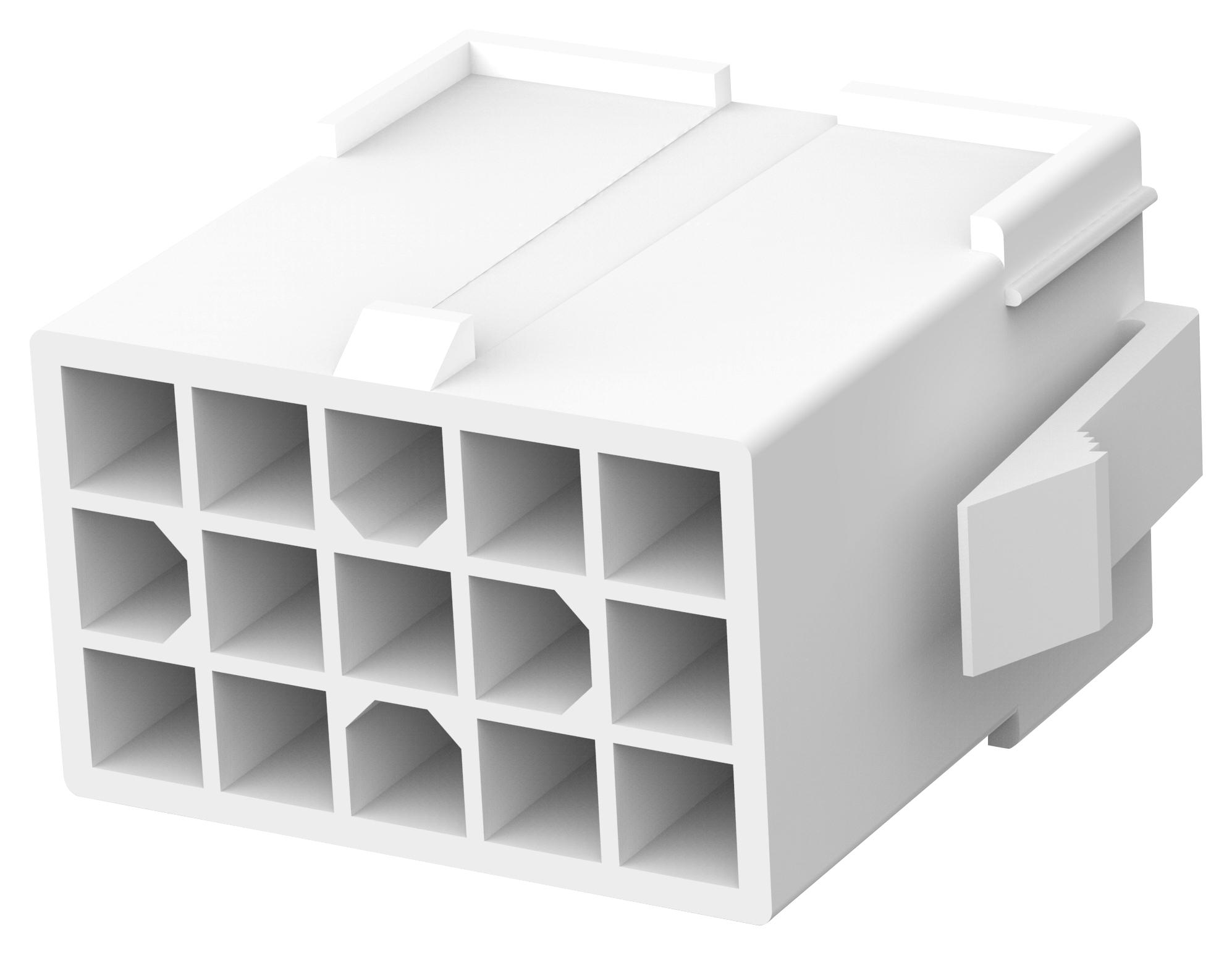 Amp - Te Connectivity 172334-1 Connector Housing, Rcpt, 15Pos, 4.2Mm