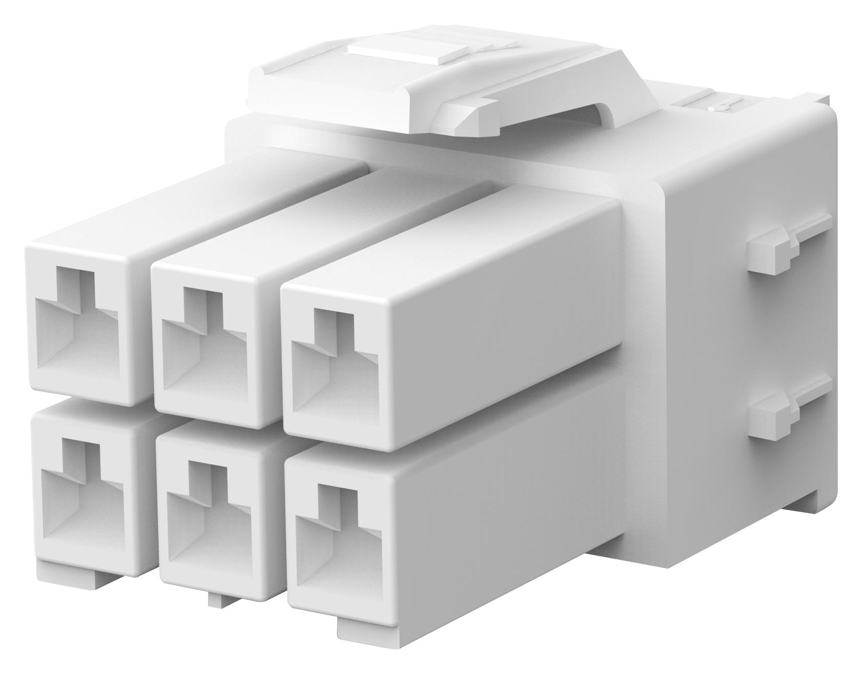 Amp - Te Connectivity 177901-1 Connector Housing, Plug, 6Ways