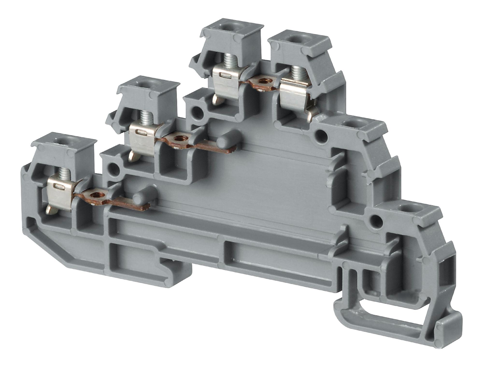 Entrelec - Te Connectivity 1Sna115542R1200 Terminal Block, Din Rail, 4Pos, 12Awg