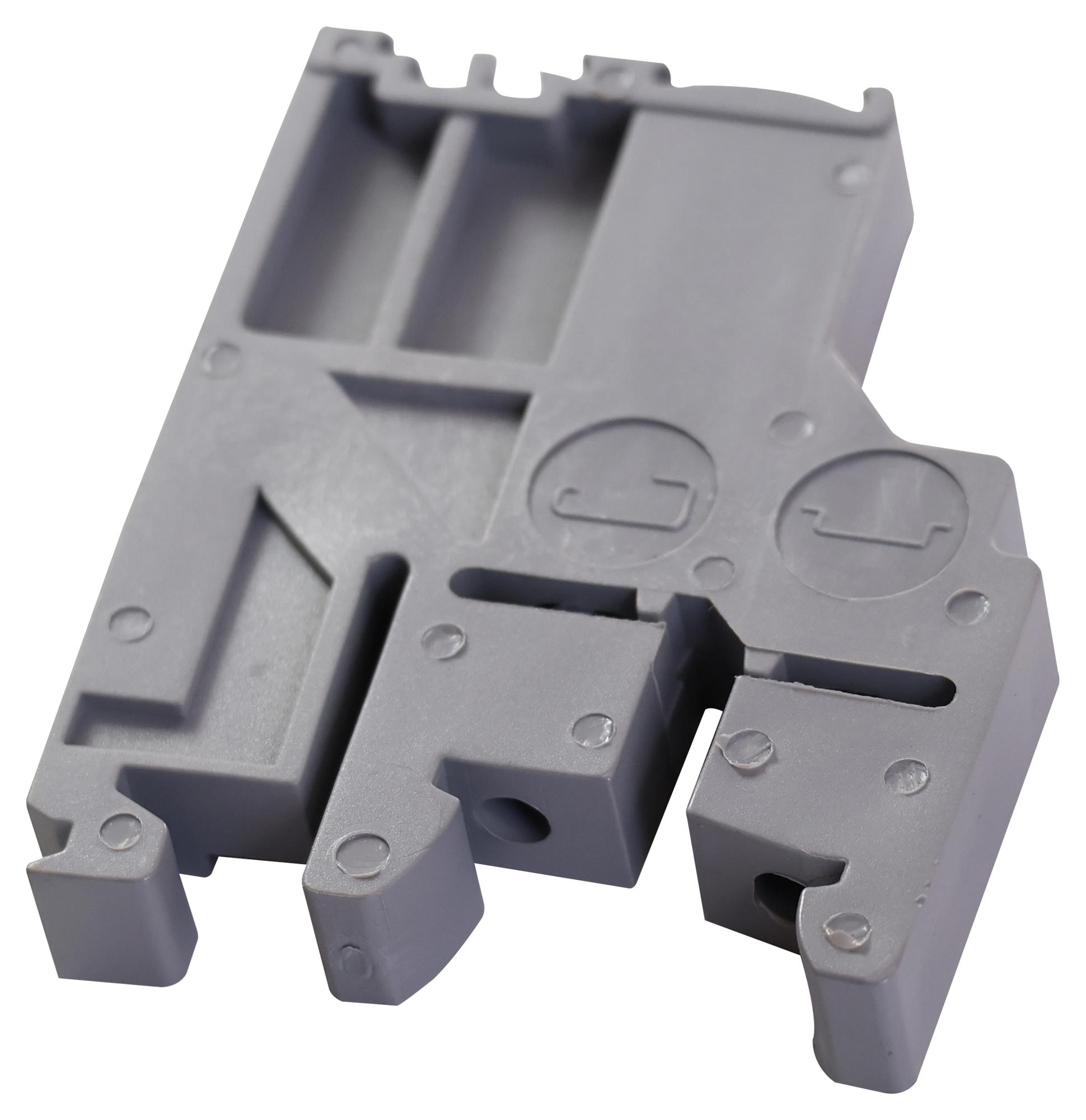 Entrelec - Te Connectivity 1Sna114836R0000 Multi Rail End Stop, Tb, Grey