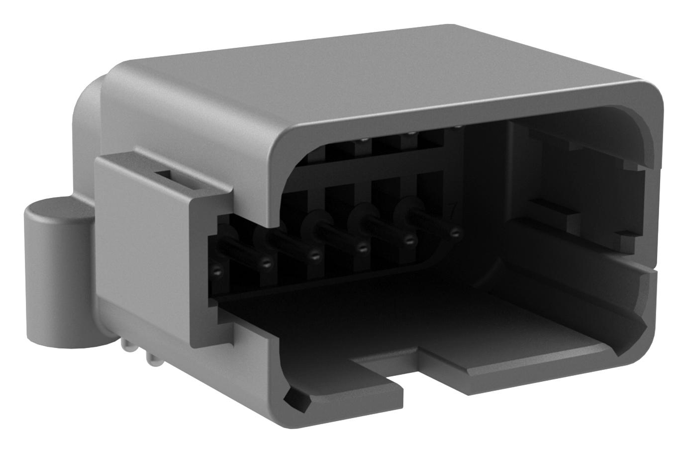 Amphenol Sine/tuchel Atf13-12Pa-Bm13 Automotive Connector, R/a, Rcpt, 12Pos