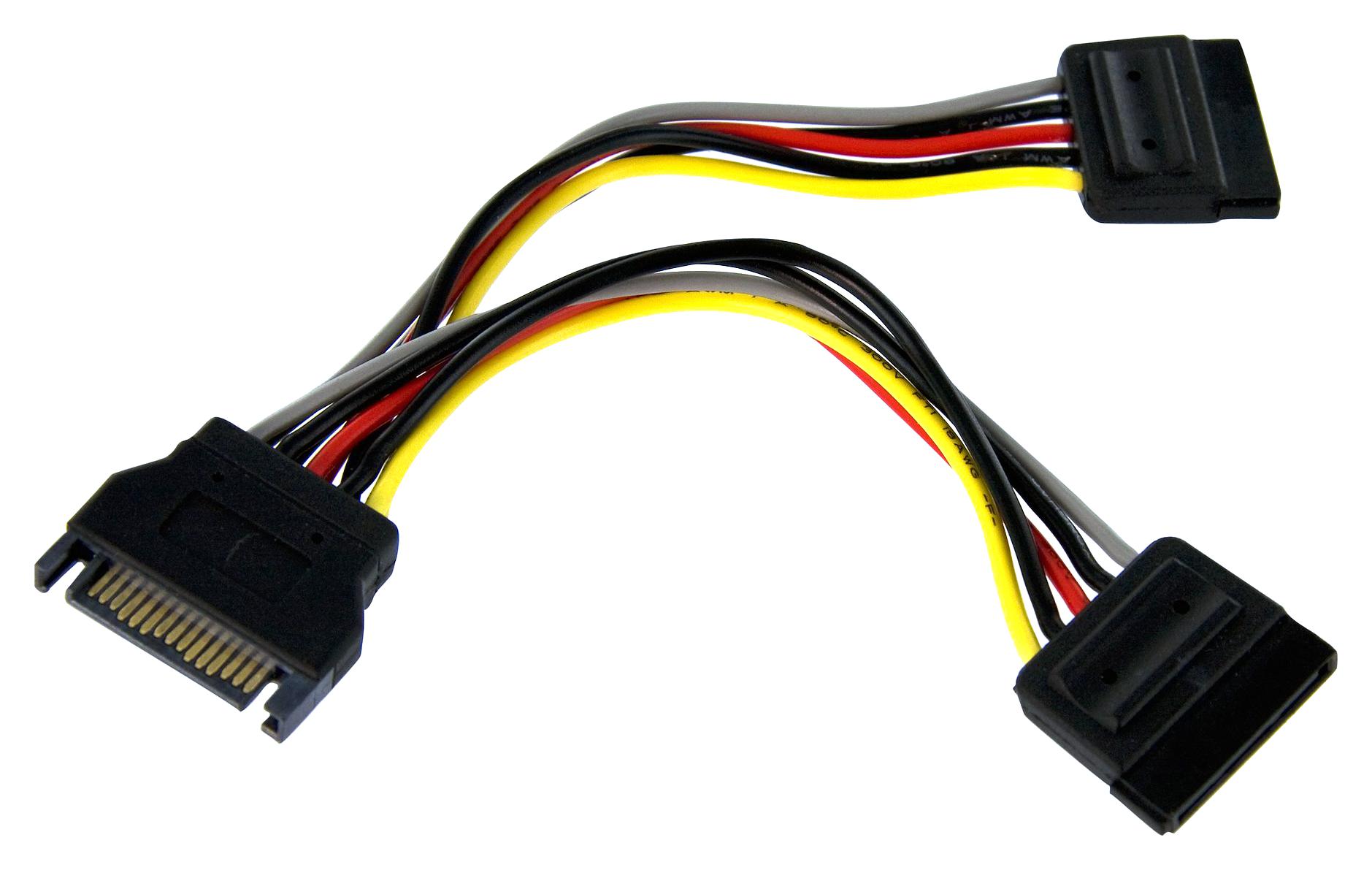 Startech Pyo2Sata Cable,sata Power Y Splitter, Male-Fem 6