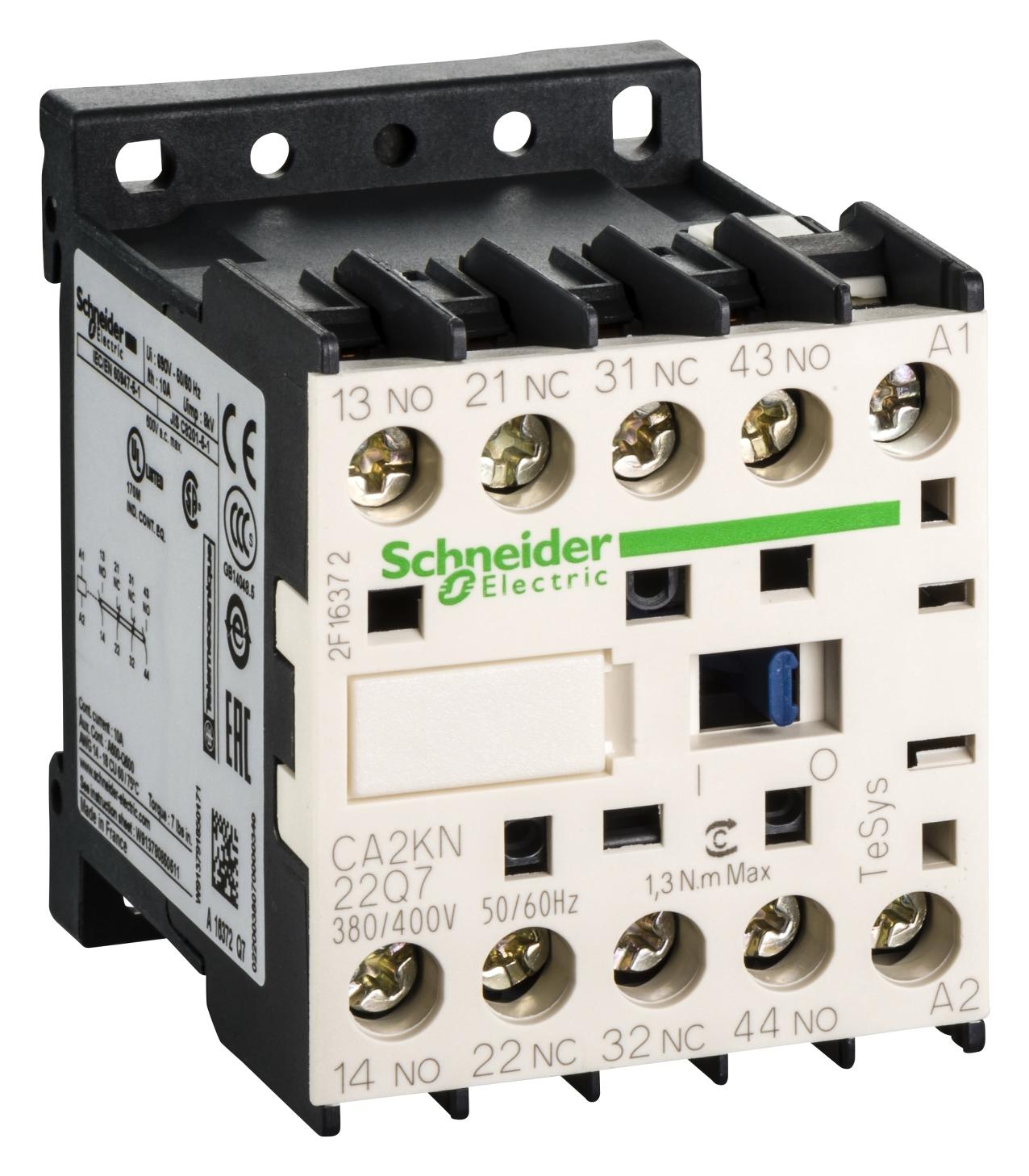 Schneider Electric Ca2Kn22Q7 Control Relay 2No 2Nc Contacts