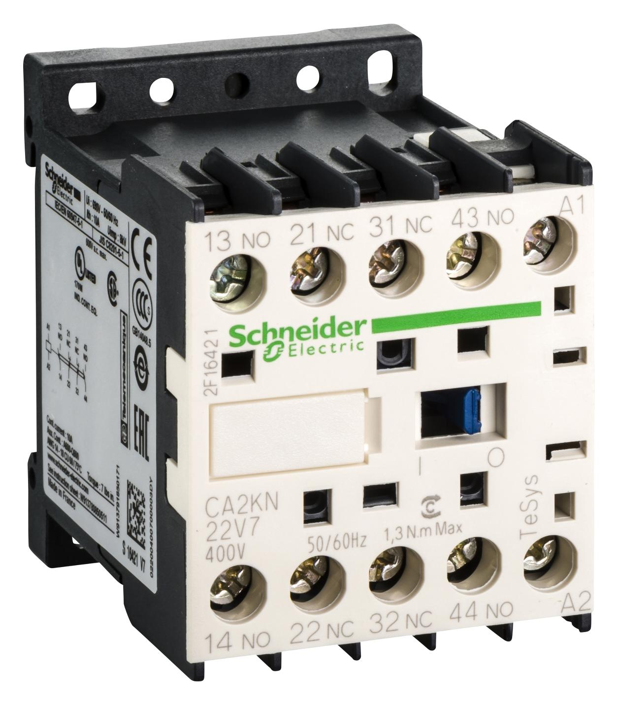 Schneider Electric Ca2Kn22V7 Control Relay 2No 2Nc Contacts