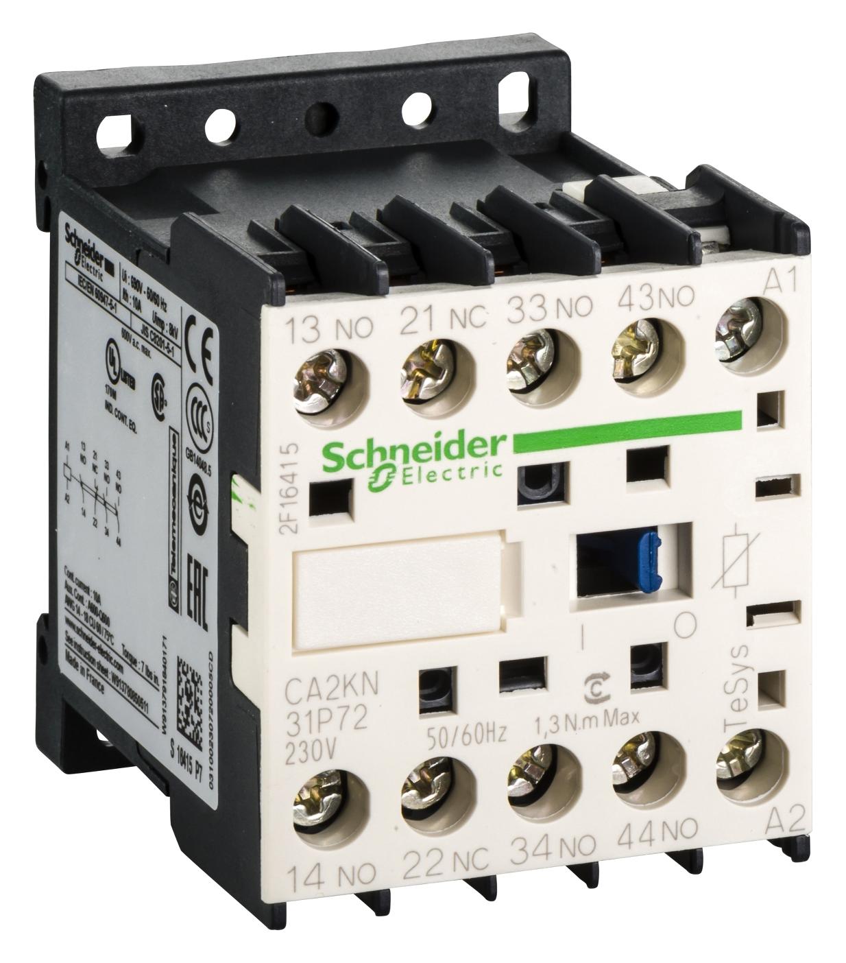 Schneider Electric Ca2Kn31P72 Control Relay 3No 1Nc Contacts