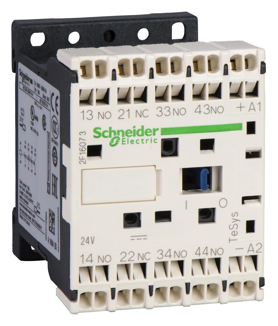 Schneider Electric Ca3Kn223Bd Control Relay 2 No 2Nc Spring Terminal 2