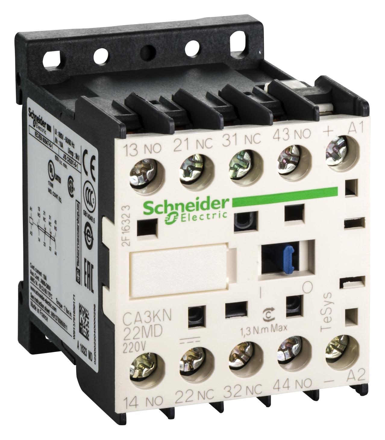 Schneider Electric Ca3Kn22Md Control Relay 2No 2Nc Contacts